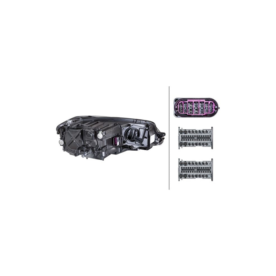 Hella 1ZX 013 924-271 Headlight For VW Golf