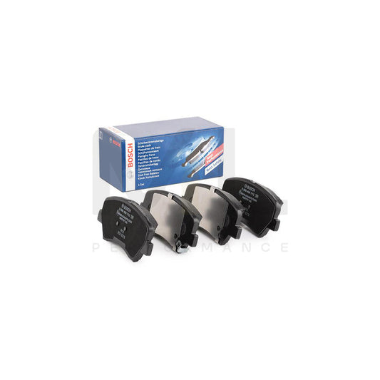 Bosch 0986494712 Brake Pad Set With Acoustic Wear Warning, With Anti-Squeak Plate BP1707 | ML Performance Car Parts