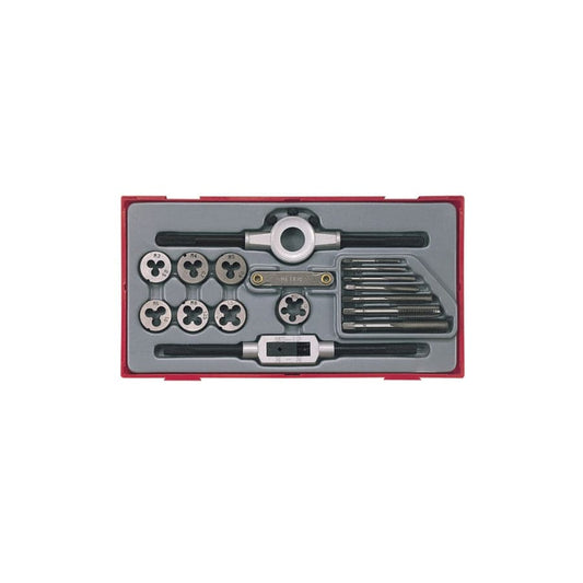 Teng TENTTTD17 TTTD17 Rethreading Tap & Die Set, 17 Piece