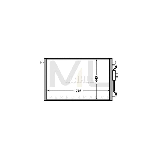MAHLE ORIGINAL AC 513 000S Air conditioning condenser for CHRYSLER Voyager IV (RG, RS) without dryer | ML Performance Car Parts