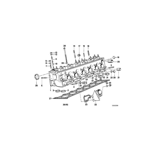 Genuine BMW 11122241452 E30 E34 Divider (Inc. 324td, 324d & 524td) | ML Performance US Car Parts