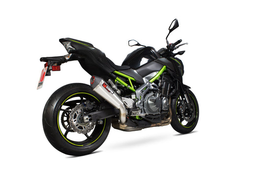 Scorpion RKA114SEO Kawasaki Z900 Serket Taper Slip-On - Brushed Stainless Steel Sleeve | ML Performance US US