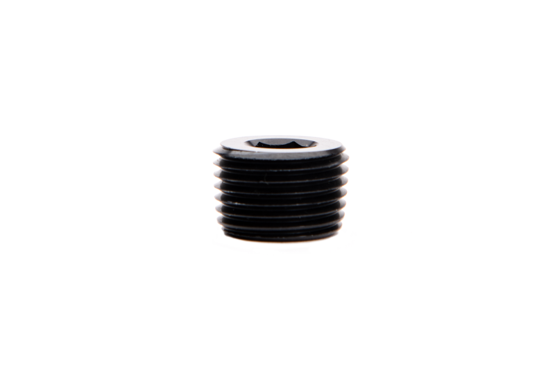 Fleece Performance Universal 1/8in NPT Hex Socket Plug - Black