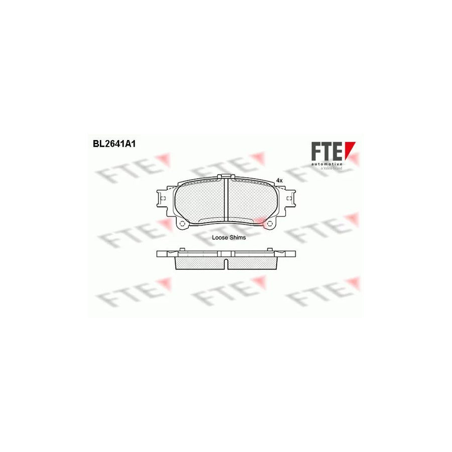 FTE Bl2641A1 Brake Pad Set
