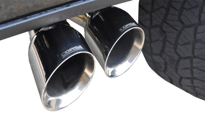CORSA Performance Corsa 15-20 Ford F-150 5.0L V8 (Super Crew Cab) Polished Sport Single Side Dual 4in Tips CB Exhaust