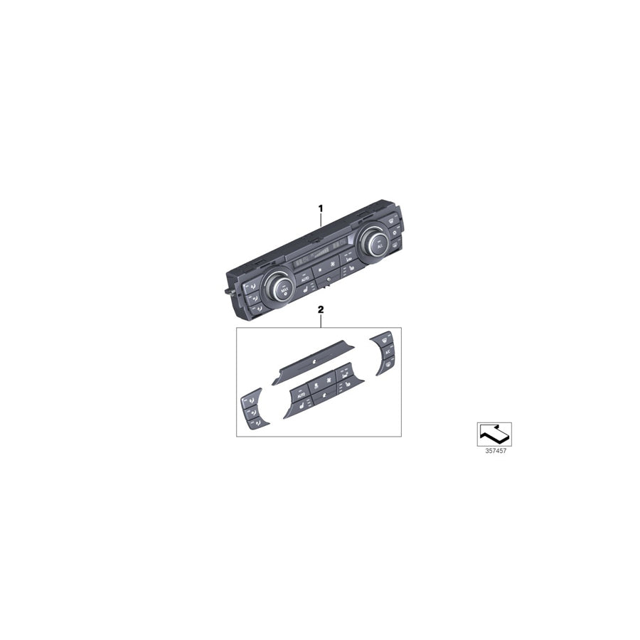 Genuine BMW 64119312722 F25 Control Unit, Automatic Air Cond.,High (Inc. X3) | ML Performance US Car Parts