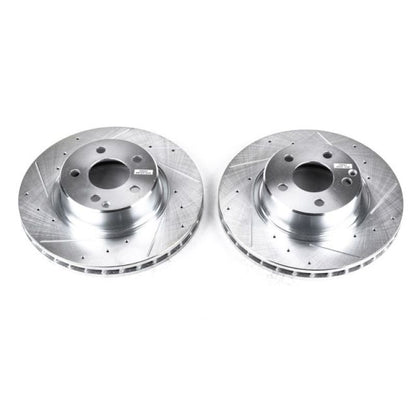PowerStop Power Stop 03-06 Mercedes-Benz CL500 Front Evolution Drilled & Slotted Rotors - Pair
