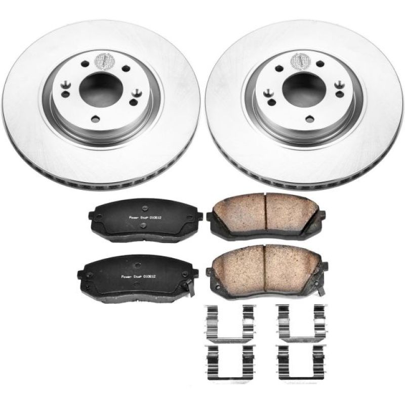 PowerStop Power Stop 15-16 Hyundai Sonata Front Z17 Evolution Geomet Coated Brake Kit