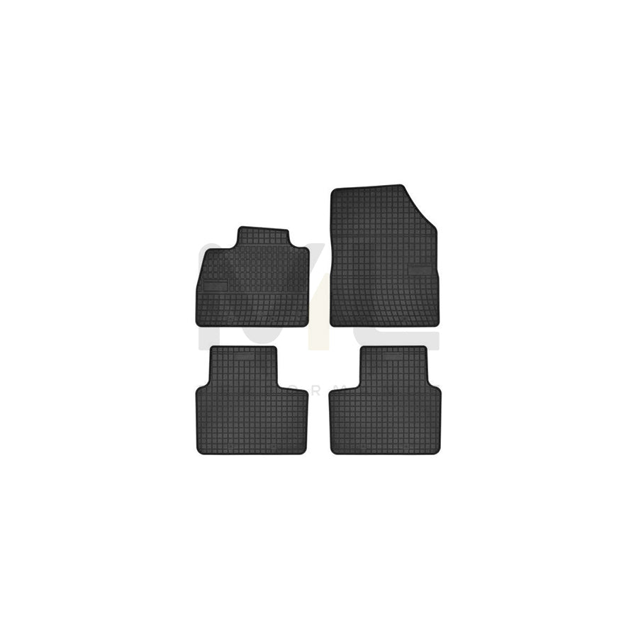 FROGUM Tailored 401631 Floor mat set for RENAULT Scﾃｩnic IV (J95) Elastomer, Front and Rear, Quantity: 4, Black, (LHD)