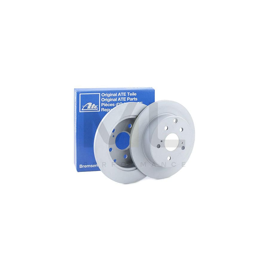 ATE 24.0112-0714.1 Brake Disc Solid, Coated  - 1 piece