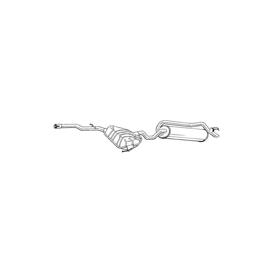 Bosal 292-117 Rear Silencer for Fiat Marea