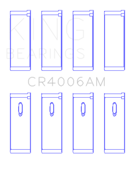 King Engine Bearings Renault R-18 (Size +0.50mm) Connecting Rod Bearing Set