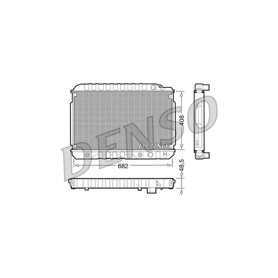 DENSO DRM17003 Engine Radiator Suitable for Mercedes-Benz Sl