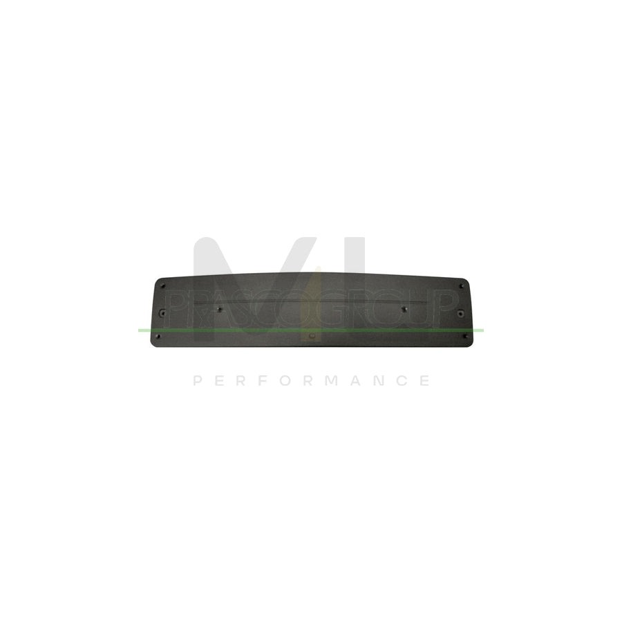 PRASCO ME0451549 Number plate holder suitable for MERCEDES-BENZ E-Class Front, Black, frameless