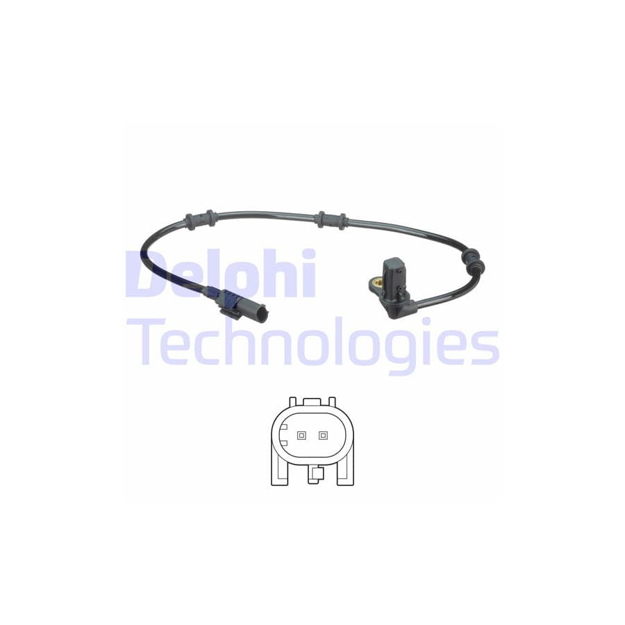 Delphi Ss20593 Abs Sensor Suitable For Mercedes-Benz Ml-Class (W163)