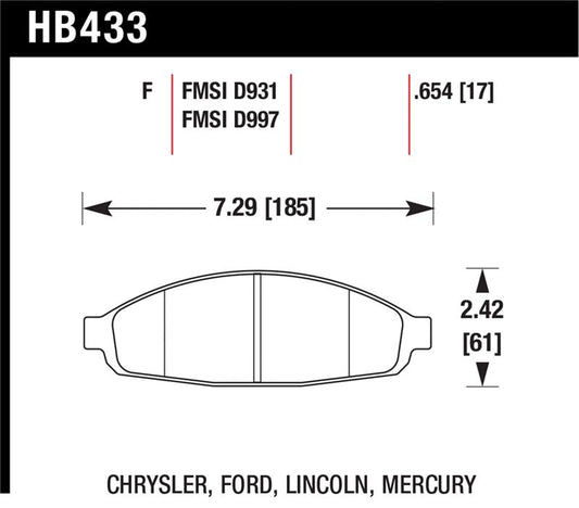 Hawk Performance Hawk HPS Street Brake Pads