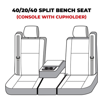 Covercraft 01-06 Ford Super Waterproof Polyester SeatSaver Custom Front Row Seat Covers - Grey