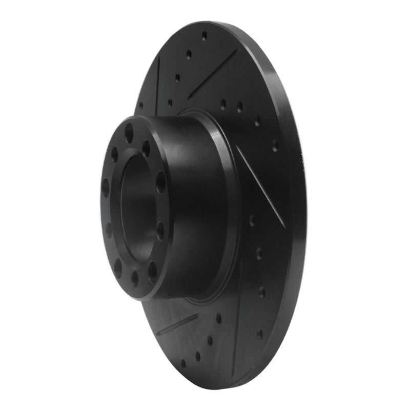 R1 Concepts R1 73-85 Mercedes-Benz 230 Front Left Drilled & Slotted Black Brake Rotor