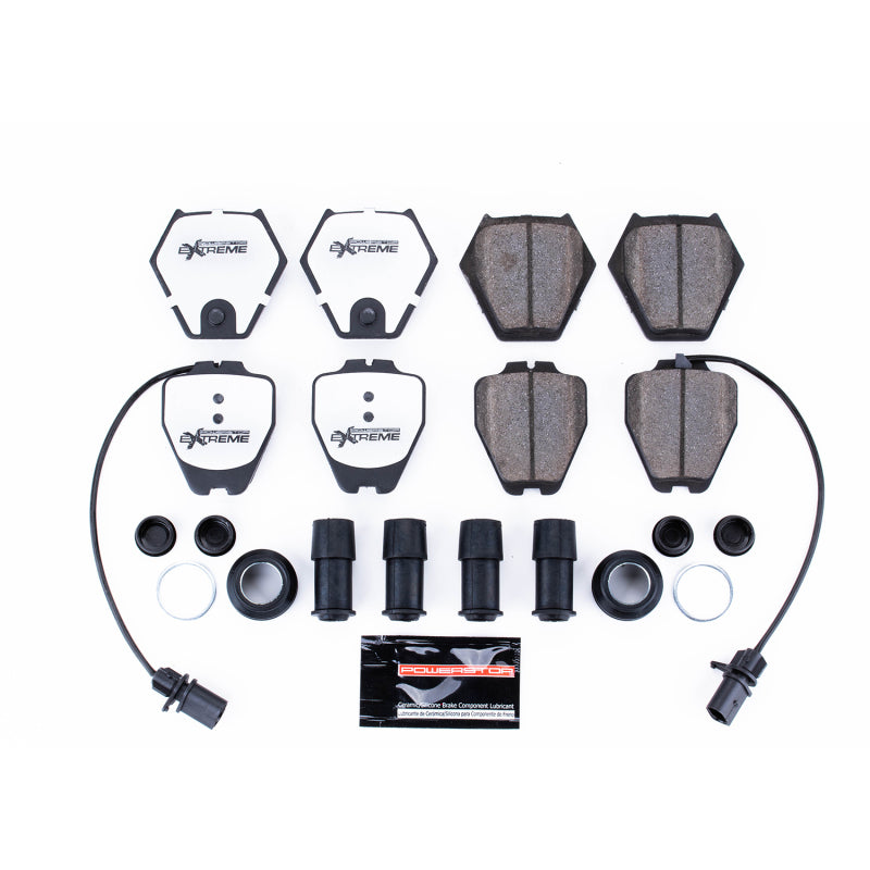 PowerStop Power Stop 00-01 Audi A6 Quattro Front Z26 Extreme Street Brake Pads w/Hardware