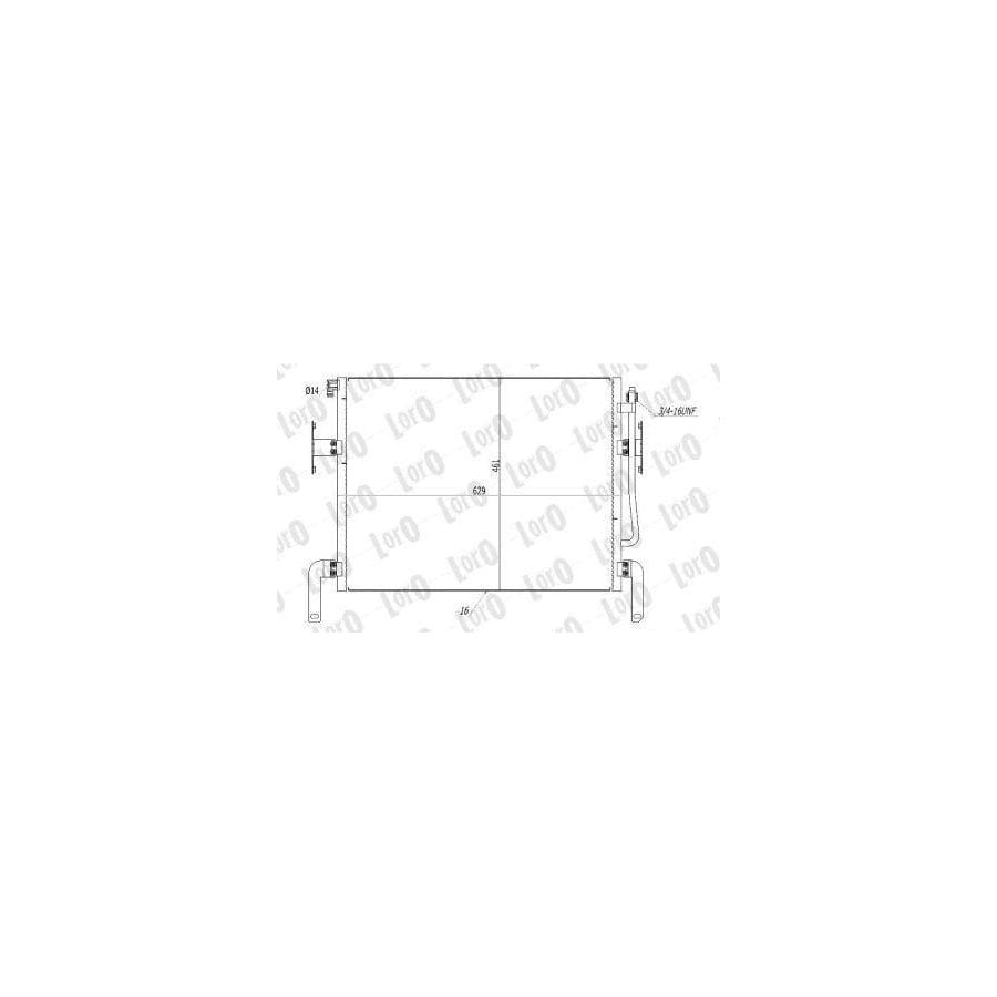 Abakus T1604002 Air Conditioning Condenser