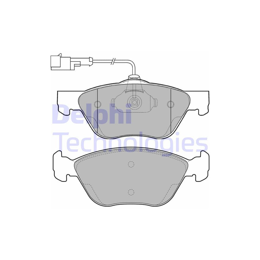 Delphi Lp1587 Brake Pad Set