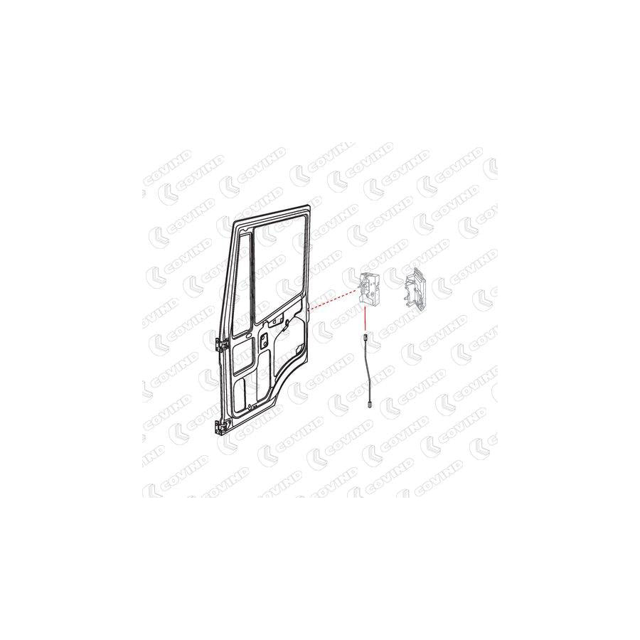 Covind 060/192 Cable, Door Release