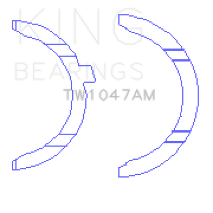 King Engine Bearings Mercedes Benz M 278 AM-Series Thrust Washer Set