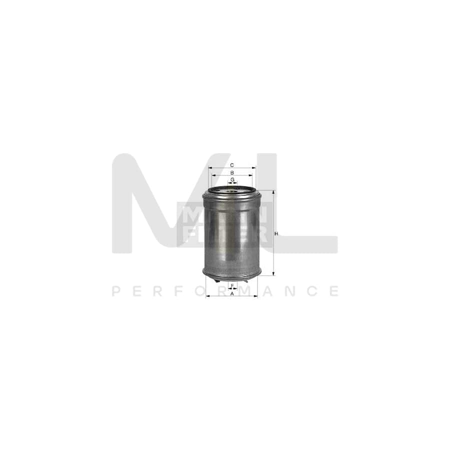 MANN-FILTER WK 842/1 Fuel filter Spin-on Filter