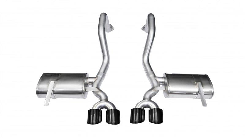 CORSA Performance Corsa 1997-2004 Chevrolet Corvette C5 Z06 5.7L V8 Black Xtreme Axle-Back Exhaust