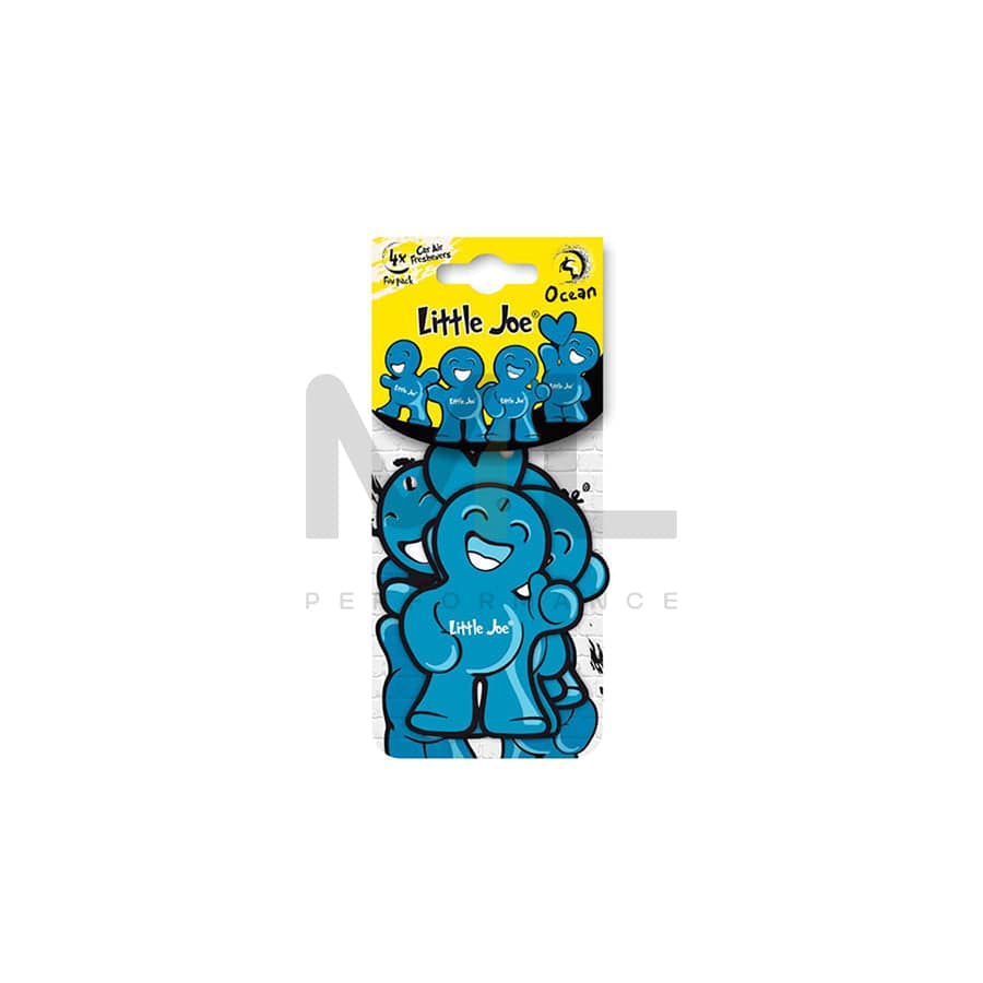 Little Joe Car Air Freshener - Paper Blue Ocean