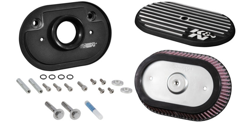 K&N Engineering K&N Street Metal Intake System for 12-16 Harley-Davidson Road King 103cl Side Draft Touring