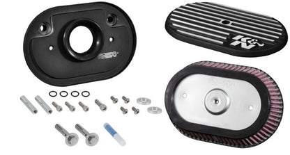 K&N Engineering K&N Street Metal Intake System for 12-16 Harley-Davidson Road King 103cl Side Draft Touring