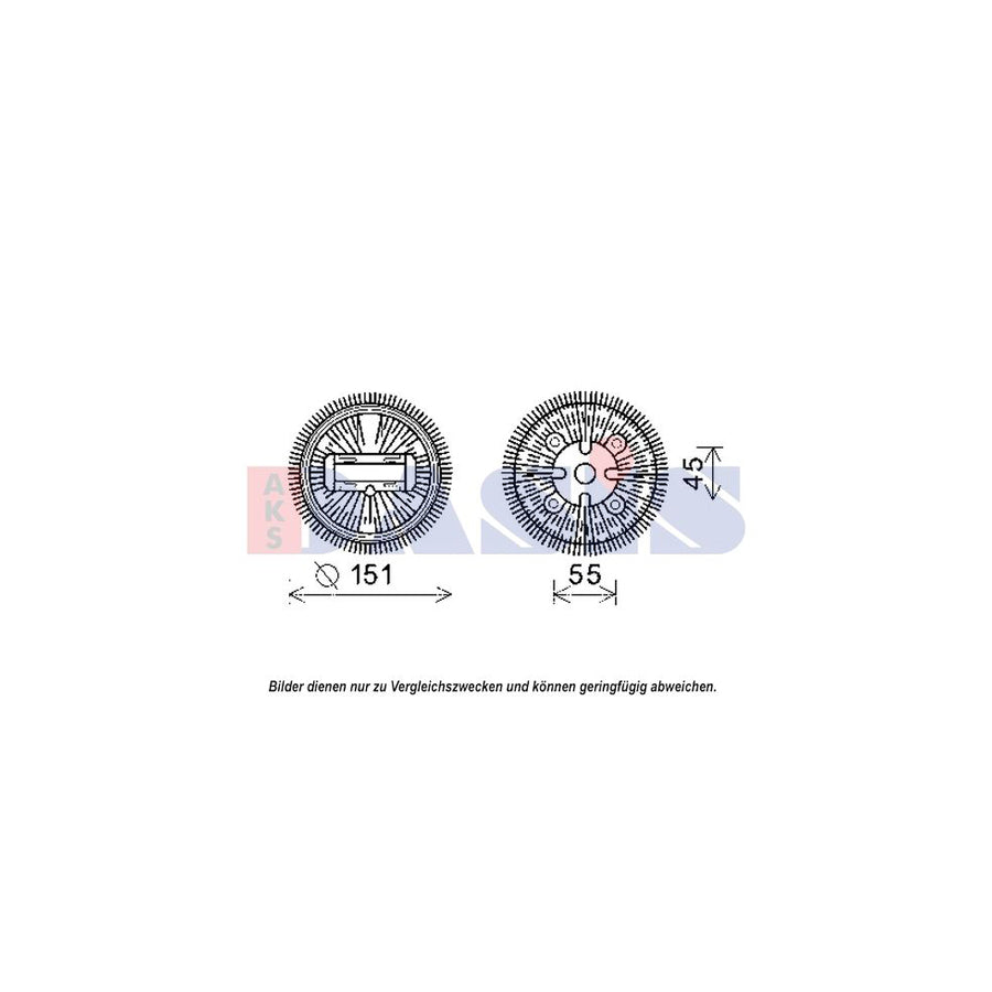 AKS Dasis 128162N Fan Clutch
