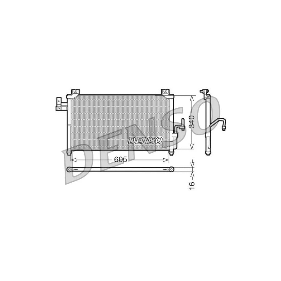DENSO DCN44005 Air Conditioning Condenser for Mazda Premacy (Cp)