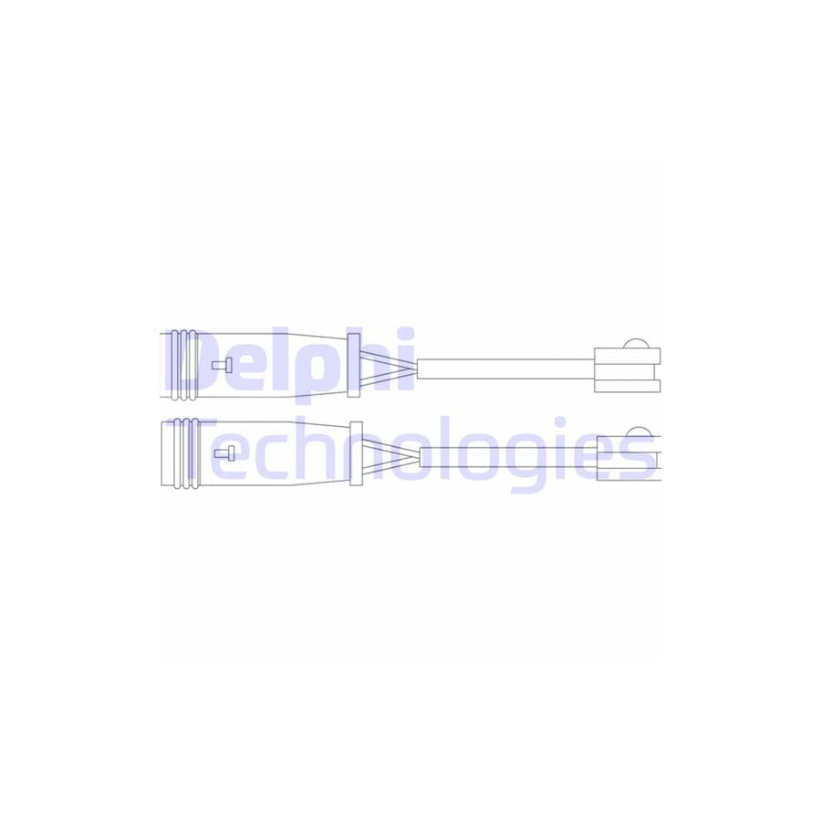 Delphi Lz0199 Warning Contact Set, Brake Pad Wear