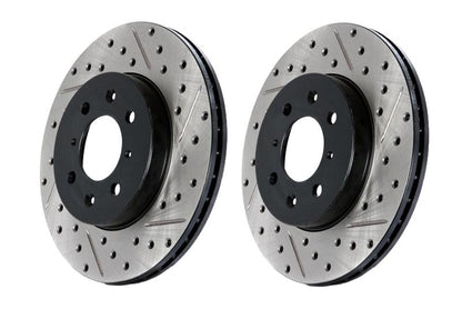 StopTech 5/93-98 Toyota Supra Right Rear Slotted & Drilled Rotor