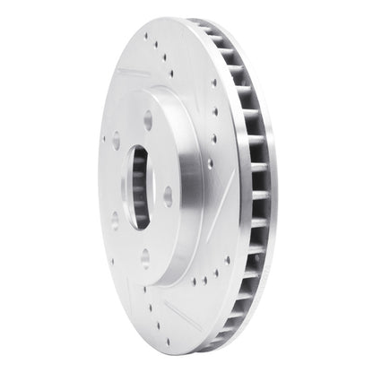 R1 Concepts R1 90-97 Buick Riviera Front Right Drilled & Slotted Silver Brake Rotor