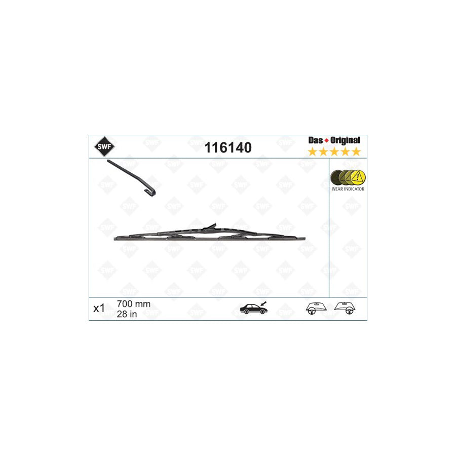 Swf Original 116140 Wiper Blade | ML Performance US Car Parts