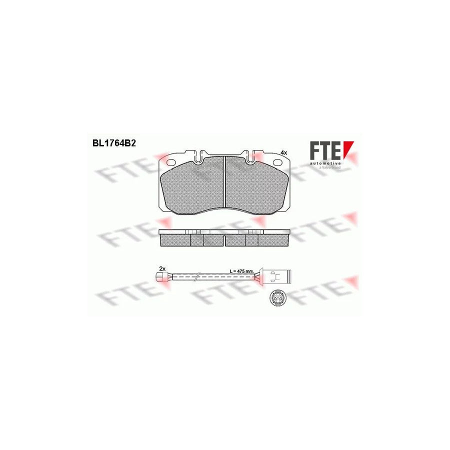 FTE Bl1764B2 Brake Pad Set