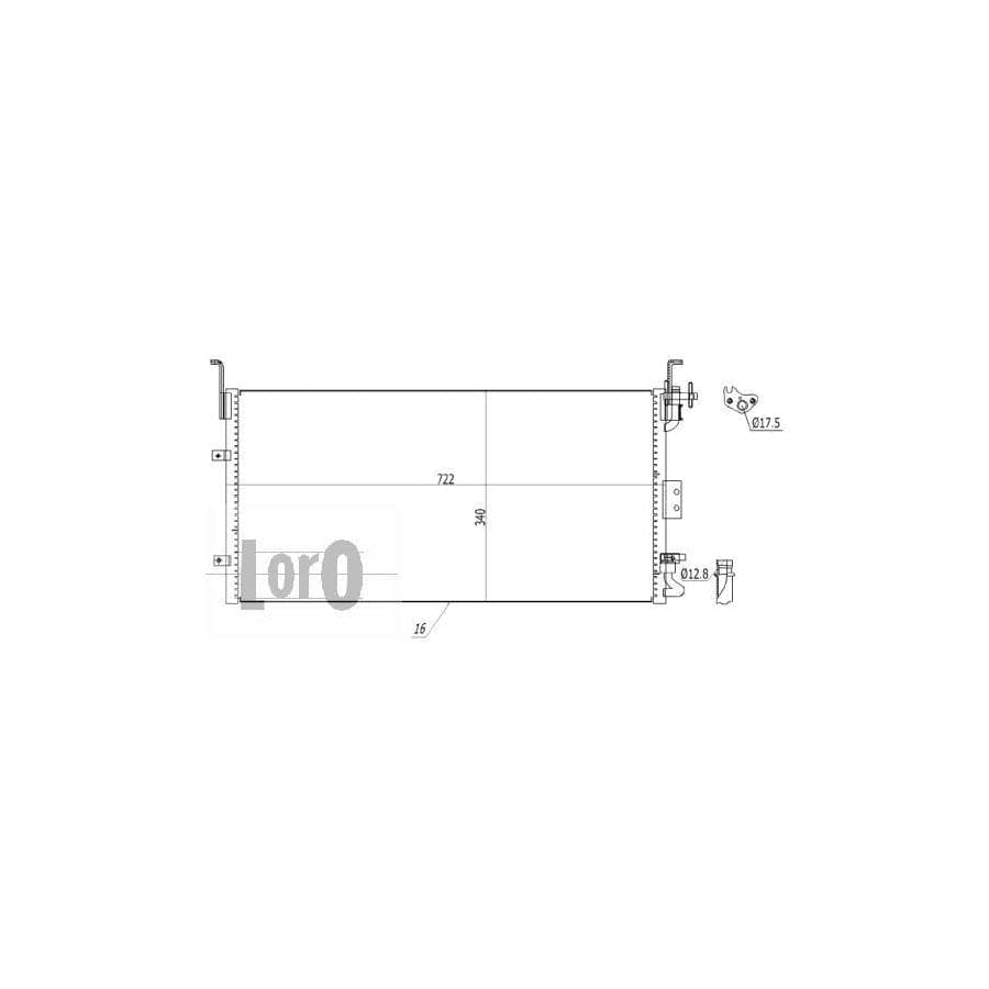 Abakus 0190160003 Air Conditioning Condenser