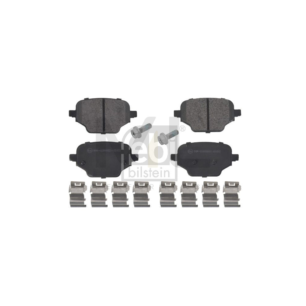 Febi Bilstein 171002 Brake Pad Set Rear Axle, With Attachment Material