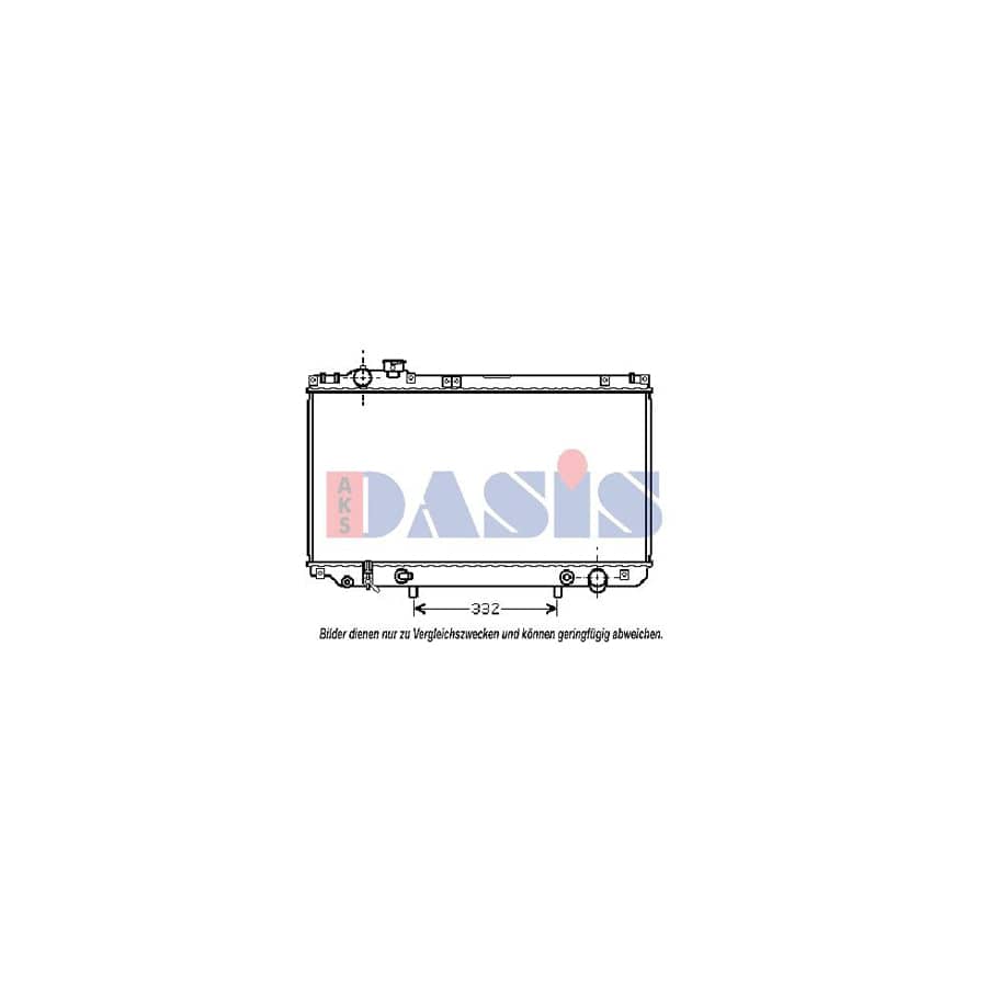 AKS Dasis 210107N Engine Radiator for Lexus Gs I (Jzs147_)