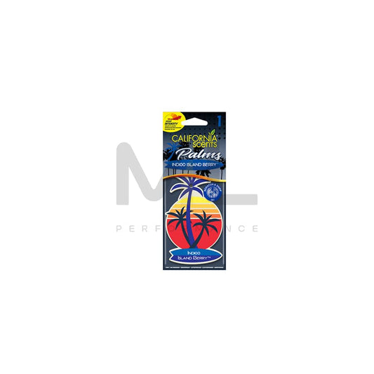 California Scents 1pc. 2D-Palm Car Air Freshener - Ocean Wave