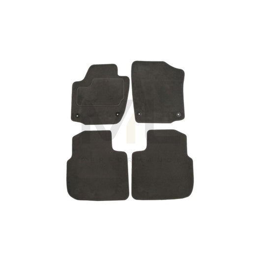 MAMMOOTH A041 SKO90 PRM 02 Floor mat set for SKODA RAPID Textile, Front and Rear, Quantity: 4, Grey