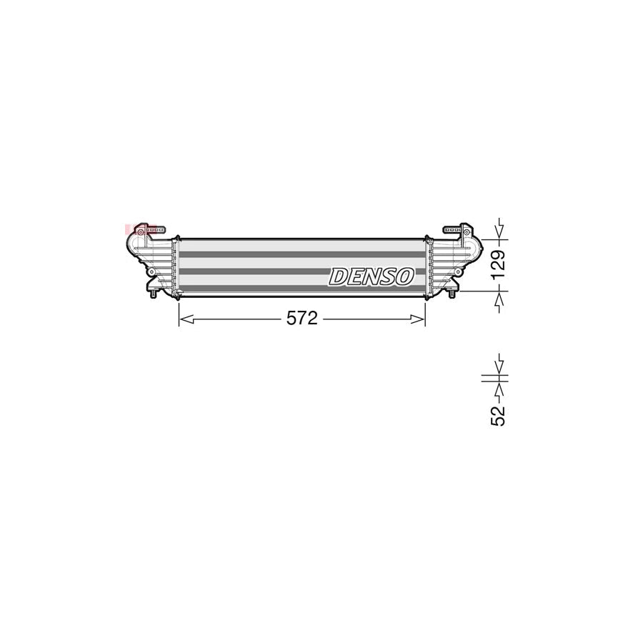 DENSO DIT09121 Intercooler