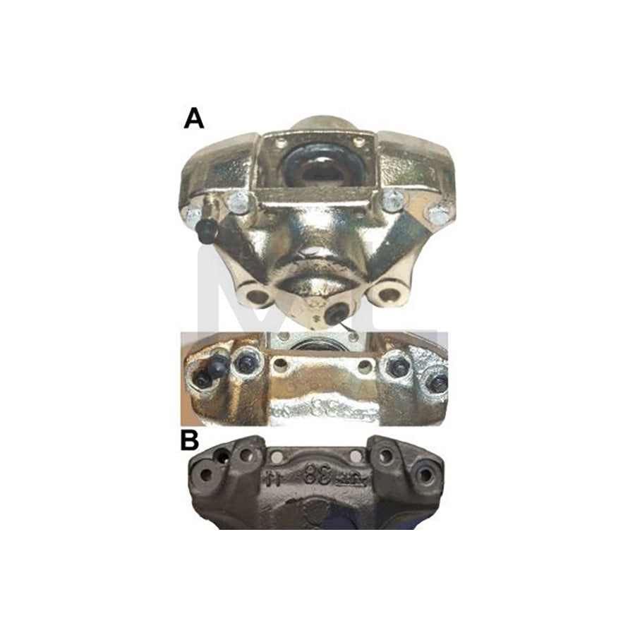 HELLA 8AC 355 382-521 Brake Caliper without holder
