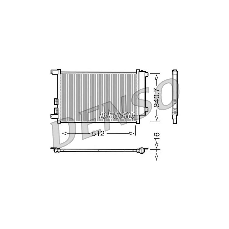 DENSO DCN01010 Air Conditioning Condenser for Alfa Romeo 147 (937)