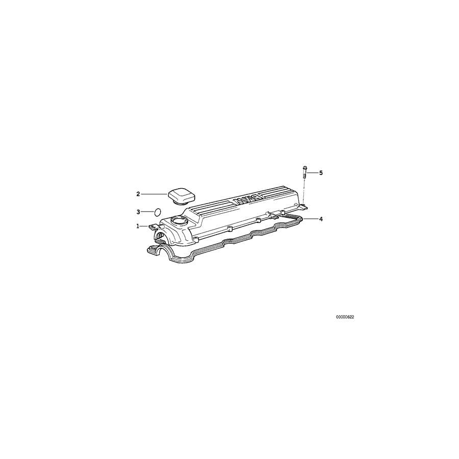 Genuine BMW 11122243922 E36 E34 Profile-Gasket (Inc. 525tds, 325td & 525td) | ML Performance US Car Parts