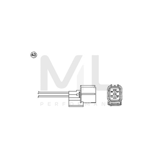 NTK Lambda Sensor / O2 Sensor (NGK 0159) - OZA333-H6 | ML Car Parts UK | ML Performance