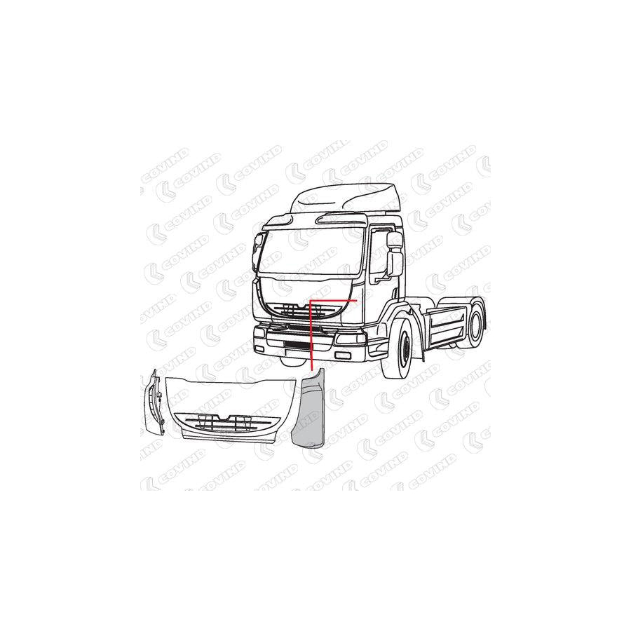 Covind MDL/161 Wind Deflector